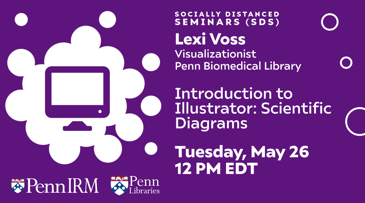 On May 26 at noon, Lexi Voss will walk us through the basics of using Adobe Illustrator to create scientifc figures. Click here to register.